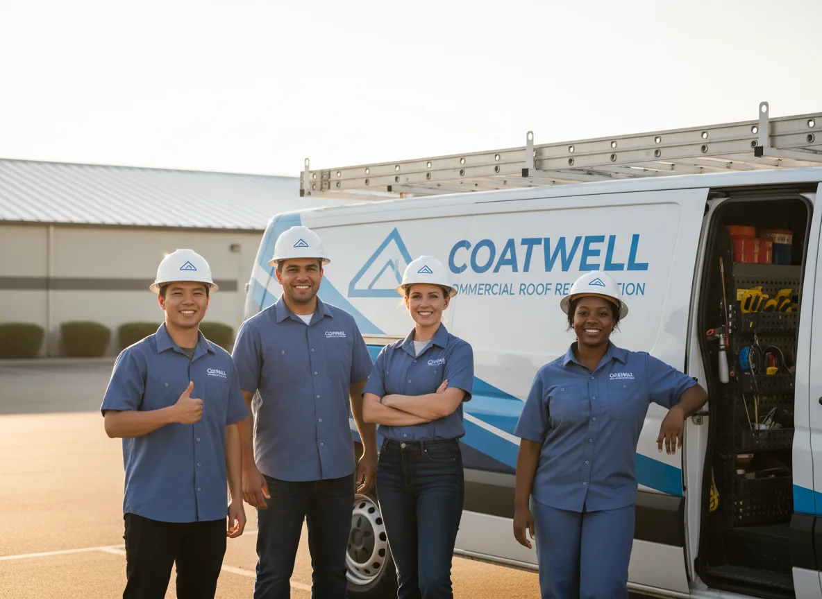 Commercial roof coating company in Sweet, ID